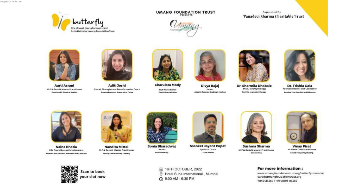 Largest Mental Wellness In-person event in Mumbai - “Butterfly” organized by Umang Foundation Trust